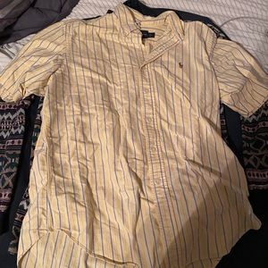 Mens polo Ralph Lauren button up shirt size large